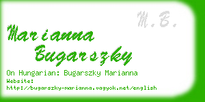 marianna bugarszky business card